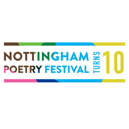 Nottingham Poetry Festival Turns 10 logo.