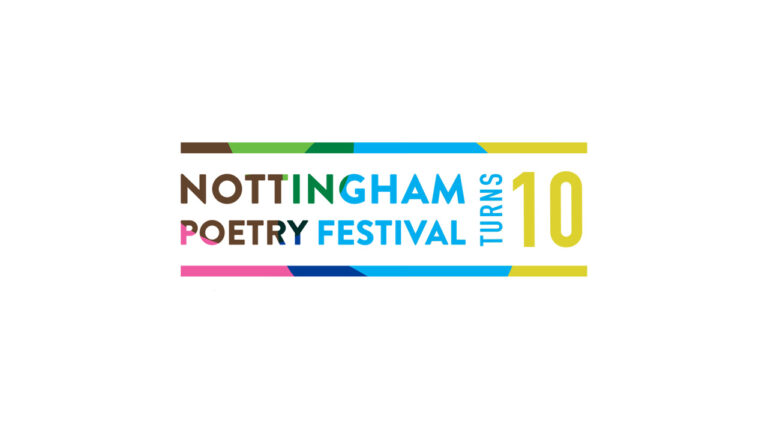 Nottingham Poetry Festival Turns 10 logo.